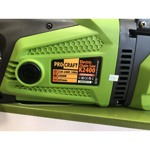 Електропила Procraft K2400 ланцюгова прямий двигун + мастило 1л.