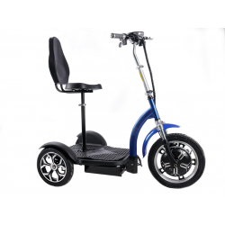 Електросамокат із сидінням (сидіння - спинка, передній амортизатор) (синій) T06-3 48V500W 12AH - SM