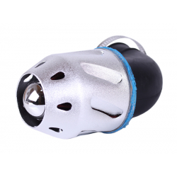 Фільтр нульовий "Куля" срібло Ø42 мм 90° (125-150сс) - АМ