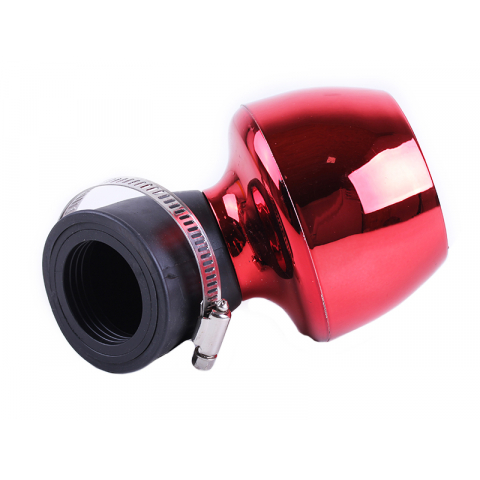 Фільтр нульовий "Турбіна" червоний Ø28 мм 45° - AM