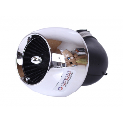 Фільтр нульовий "Turbo" хром. Ø38 мм 90° - АМ