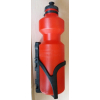 Фляга пластикова червона