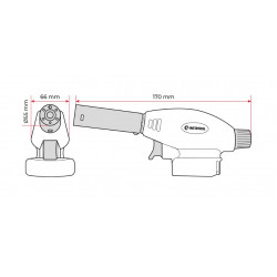 Газовая горелка intertool gb-0020