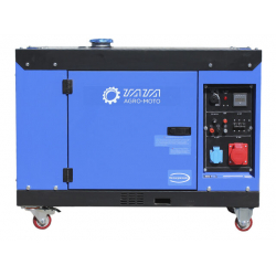 Генератор дизель JM10000TD 6.5/6.8KW (однофазний/трифазний+свічка розжарення) безшумний ТАТА