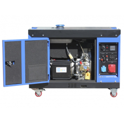 Генератор дизель JM10000TD 6.5/6.8KW (однофазний/трифазний+свічка розжарення) безшумний ТАТА