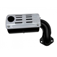 Глушник з коліном (під 2 отвори) - 195N YBX УЦІНКА