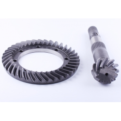 Головна пара заднього мосту, вал головної передачі та шестерня конічна Foton