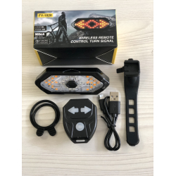 Задній стоп з поворотами на велосипед безпроводний FY-1820