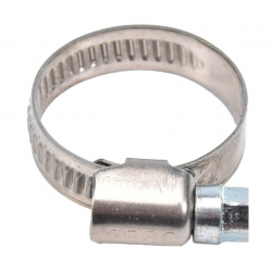 Хомут черв'ячний нержавіючий W2 16-27 Apro