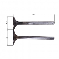 Клапани, к-т SF-138-2 Shifeng 240