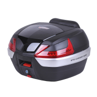 Кофр (багажник) для мотоцикла задній ТАТА YM-0885 (V-47L) 56×43×33 чорний