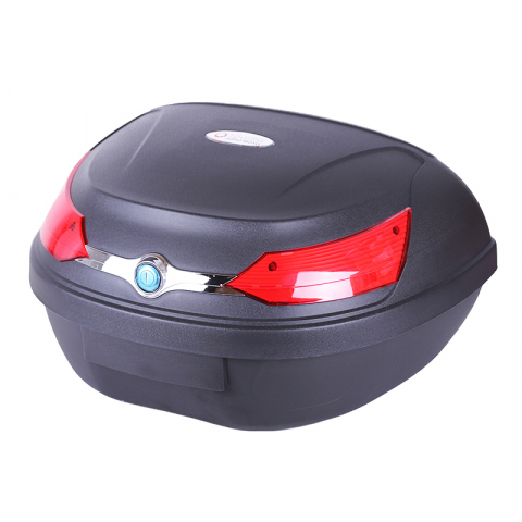 Кофр для мотоцикла задній ТАТА YM-0818 (V-51L) 59.5×44×32 чорний