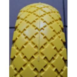 Колесо в зборі Безкамерне 3.00-4 на тачку з пінополіуретан під вісь 20 мм