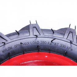 Колесо в зборі 4.00*10 (під 5 болтів) 6,3 кг