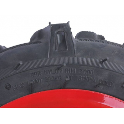 Колесо у зборі 4.00×10 RED (під 5 болтів, міжболтове 82 мм)