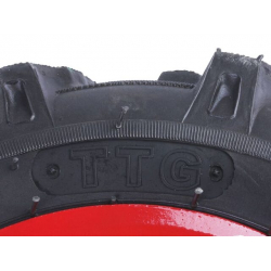 Колесо у зборі 4.00×10 RED (під 5 болтів, міжболтове 82 мм)