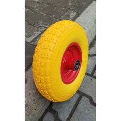 Колесо в зборі 4.00-6 до тачки ВС Польща з пінополіуретану під вісь 20 мм
