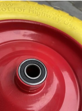 Колесо в зборі 4.80/4.00-8 на тачку з пінополіуретану під вісь 16 мм