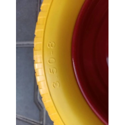 Колесо в зборі 3.50-8 до тачки з Пінополіуретану ВС Польща під вісь 20 мм