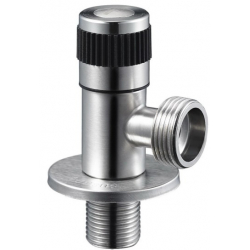 Кран кутовий з нержавійки 1/2"х3/4" Solone DF-1043