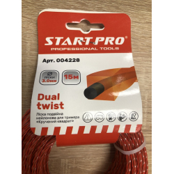 Ліска для тримера/мотокоси 15м., 3.0мм кручений квадрат