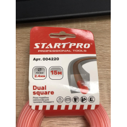 Ліска квадратна для бензокоси 15м., 2.4мм