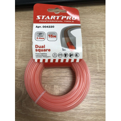 Ліска квадратна для бензокоси 15м., 2.4мм