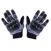 Моторукавички чорні з сірим текстиль size L MS07