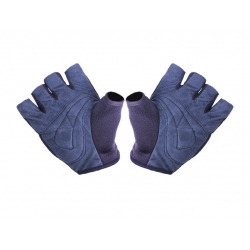 Моторукавички всесезонні (короткі) без пальців VIRTUE size L мембрана на липучці чорні з білим