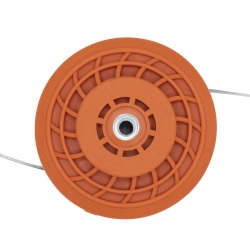 Шпуля для коси на підшипнику металевий кнопкою