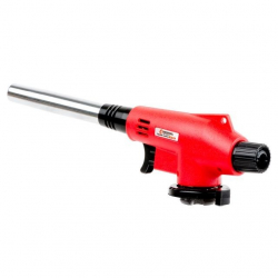 Пальник газовий, п'єзопідпал, регулятор, подовжене сопло INTERTOOL GB-0022