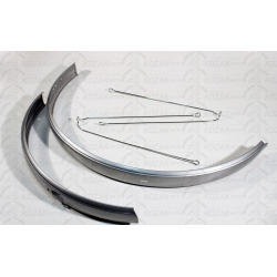 Крила велосипедні сталеві 28