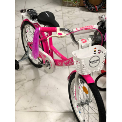 Велосипед двоколісний дитячий 20" дюймів з кошиком CORSO MAXIS  Малиновий