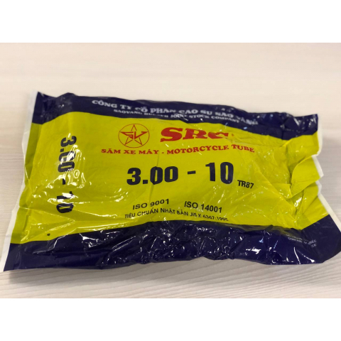 Камера 3.00-10 на скутер виробник В'єтнам гнутий вентиль