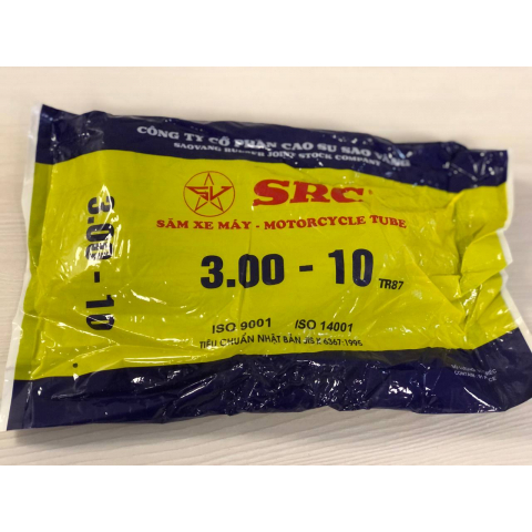 Камера 3.00-10 на скутер виробник В'єтнам гнутий вентиль