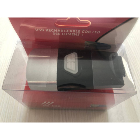 Велофара акумуляторна з зарядкою під USB модель DG-C20