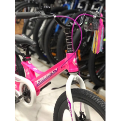 Велосипед дитячий 20 Рожевий Corso CONNECT магнієва рама 