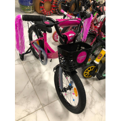 Велосипед дитячий 16 CORSO MAXIS рожевий з кошиком