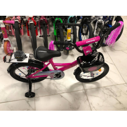 Велосипед дитячий 16 CORSO MAXIS рожевий з кошиком