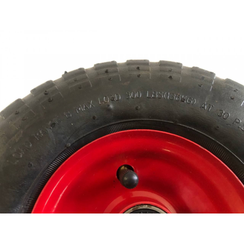 Колесо в зборі 4.10/3.50-4 на візок під вісь 16 мм