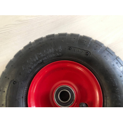 Колесо в зборі 4.10/3.50-4 на візок під вісь 16 мм
