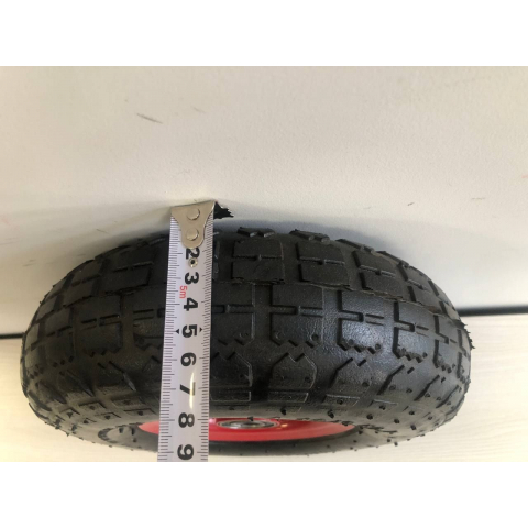 Колесо в зборі 4.10/3.50-4 на візок під вісь 16 мм