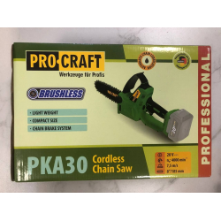 Акумуляторна пила ланцюгова Procraft PKA30 (без АКБ та ЗП)