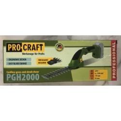 Кущоріз акумуляторний Procraft PGH2000 (без акб та зп)