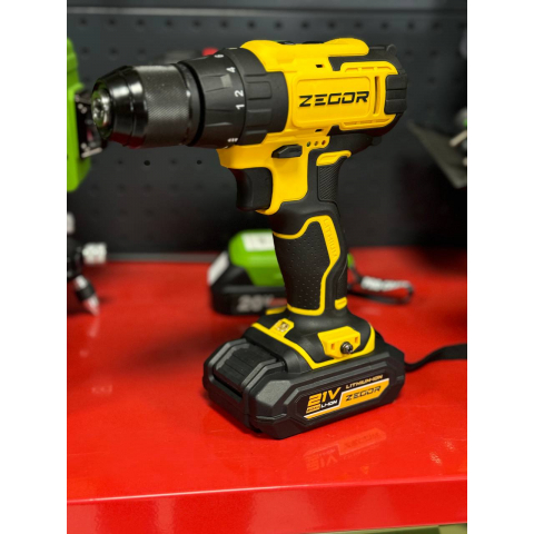 Шуруповерт Акумуляторний Zegor CDP-21