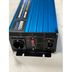 Перетворювач напруги ZEGOR DPR-1000C з зарядним пристроєм 1000W 12/220V