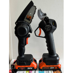 Набір акумуляторний секатор ACP20 + пилка AAS-20 STROMO