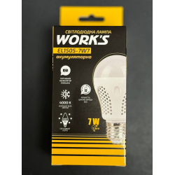 LED Лампа акумуляторна EL1505-7W7 WORK'S