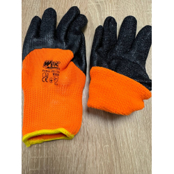 Рукавички утеплені з латексним покриттям WERK для захисту рук 