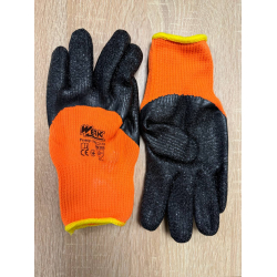 Рукавички утеплені з латексним покриттям WERK для захисту рук 